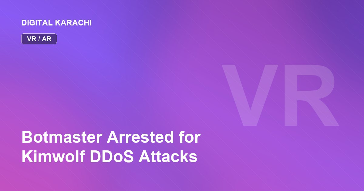 Botmaster Arrested for Kimwolf DDoS Attacks