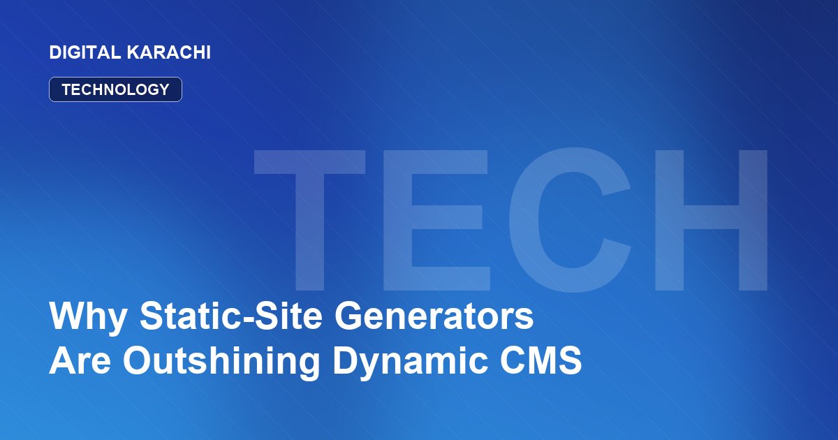 Why Static-Site Generators Are Outshining Dynamic CMS